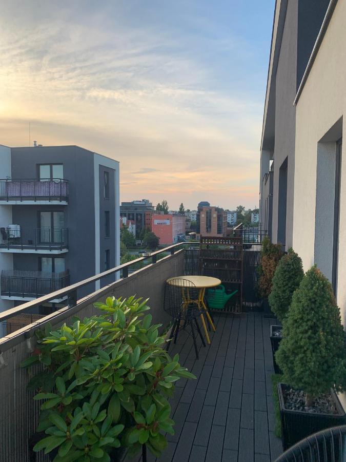 Two-Levels Penthouse With A Garden In The City Center Leilighet Łódź Eksteriør bilde